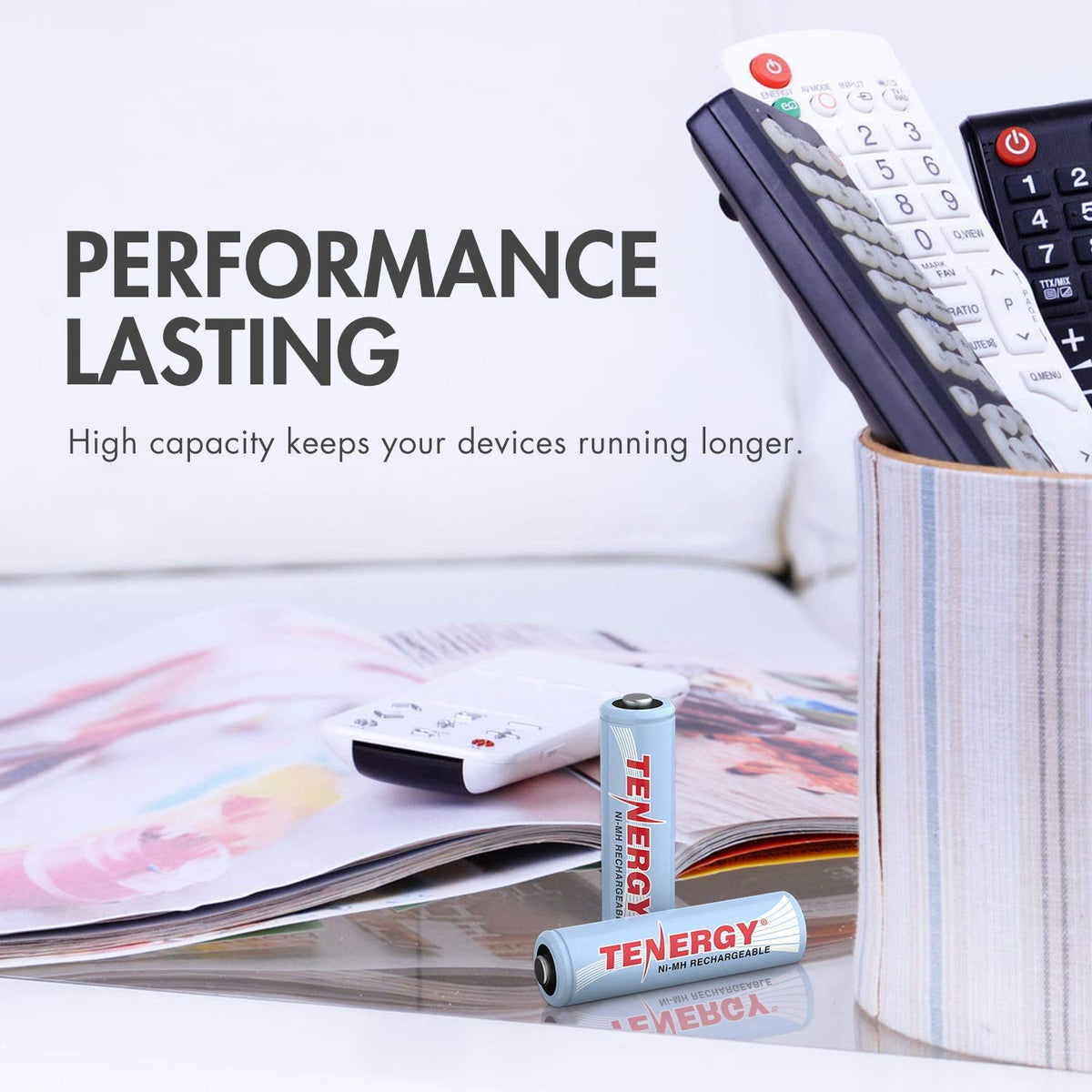 1.2V Rechargeable NiMH AA AAA C and D Battery Combo J8556