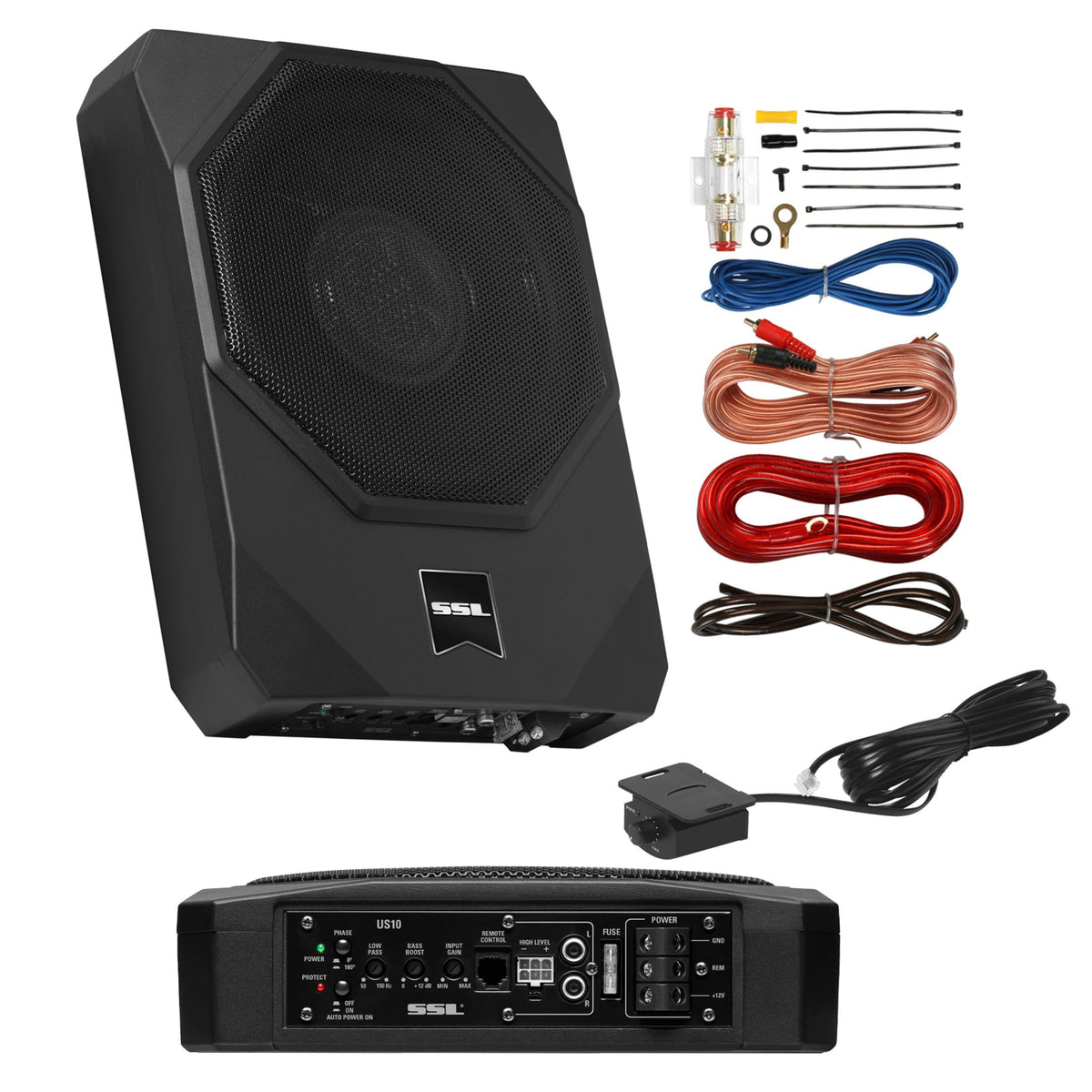 10 Inch Under Seat Car Subwoofer T1647