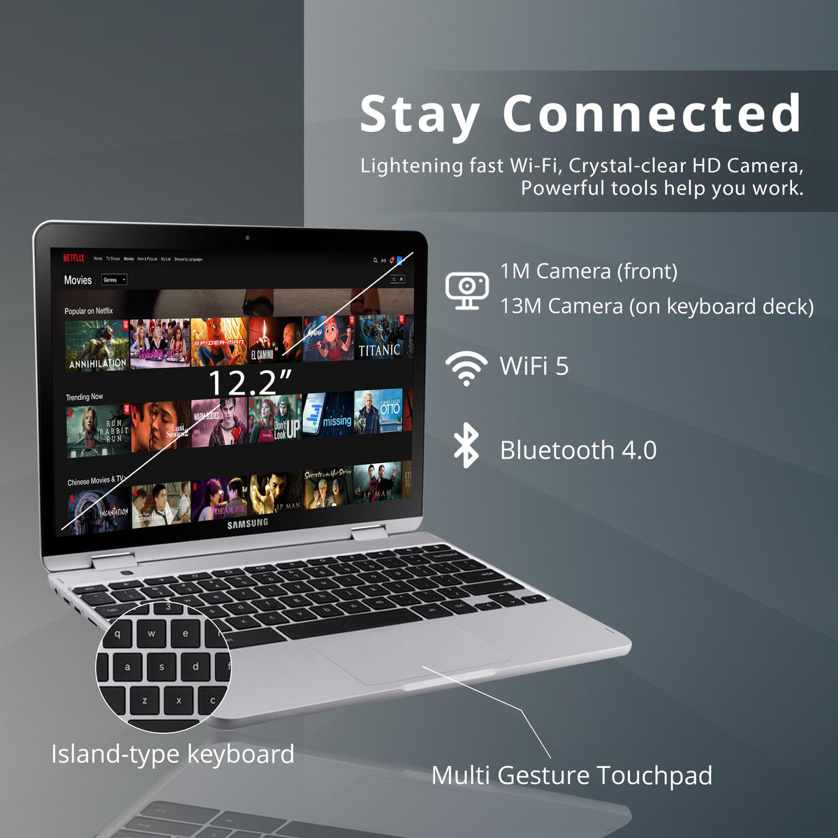 12.2" Touchscreen 2-in-1 Laptop V466797